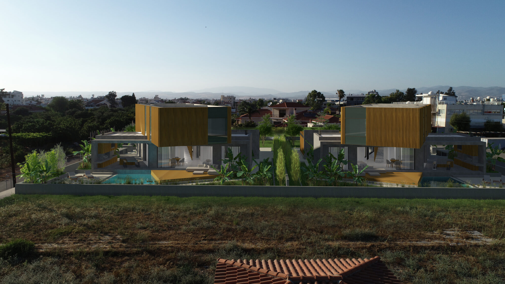 3D Visuals of 2in Houses in Limassol