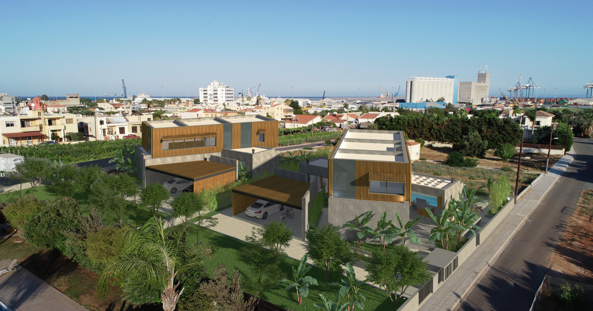 3D Visuals of 2in Houses in Limassol