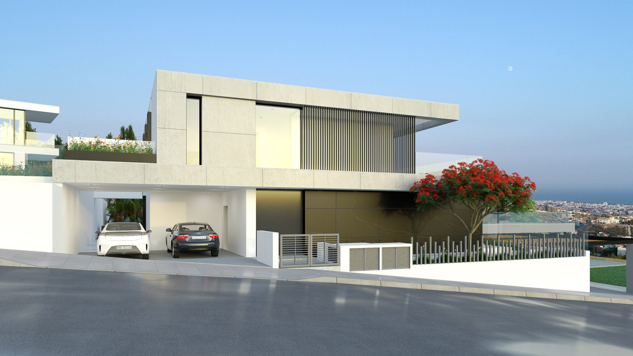 3D Visuals of three private houses in Limassol