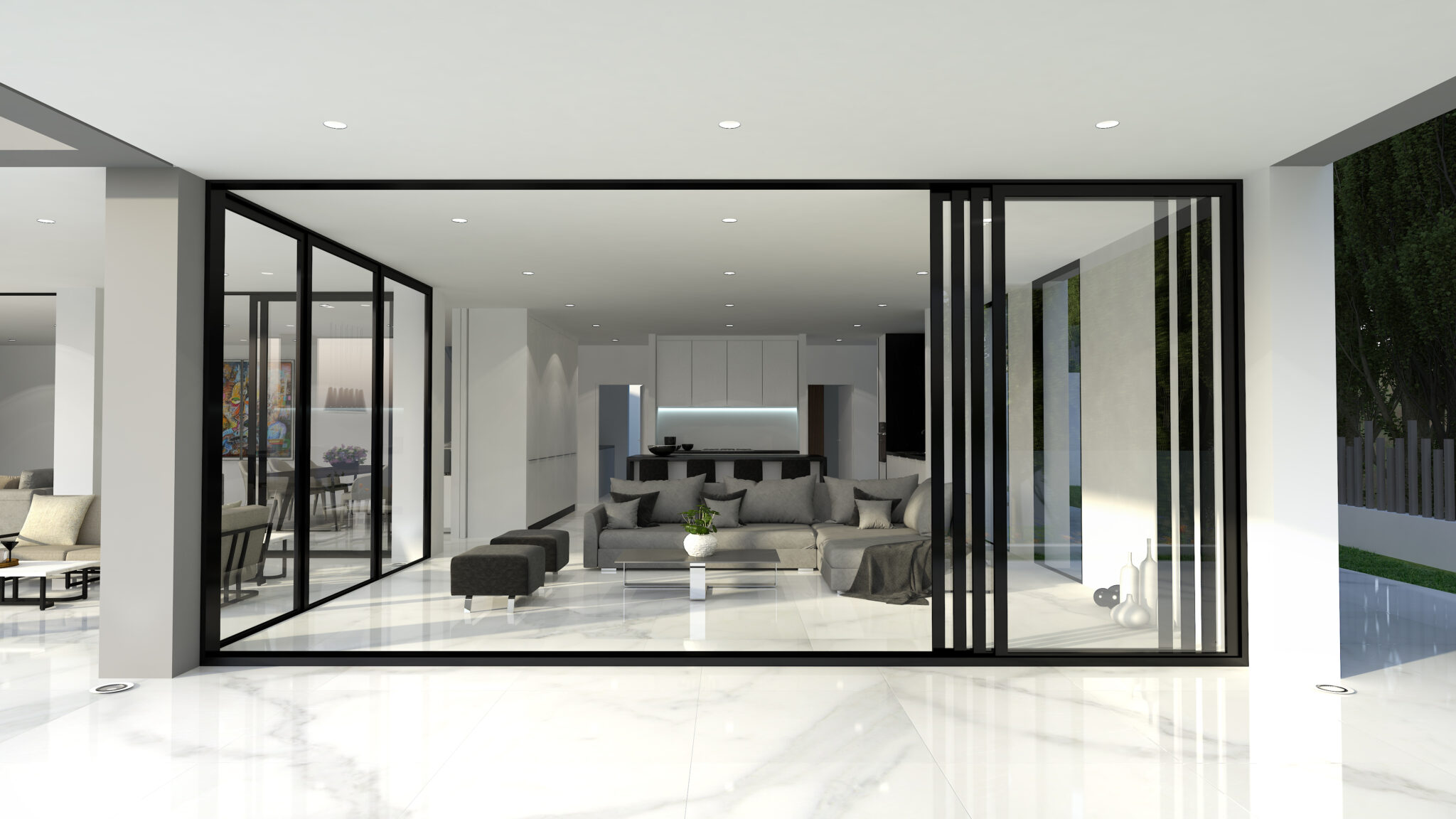 3D Visuals of three private houses in Limassol