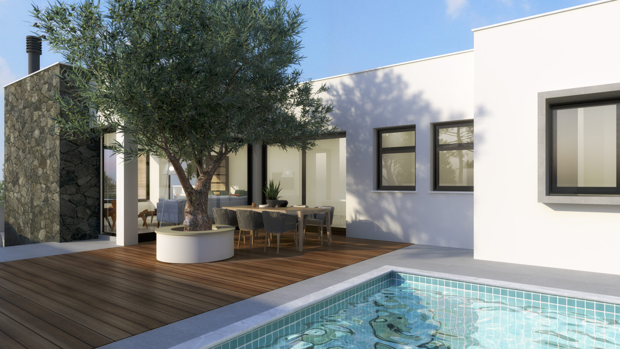 3D Visuals of Private house in Limassol, Germasogeia