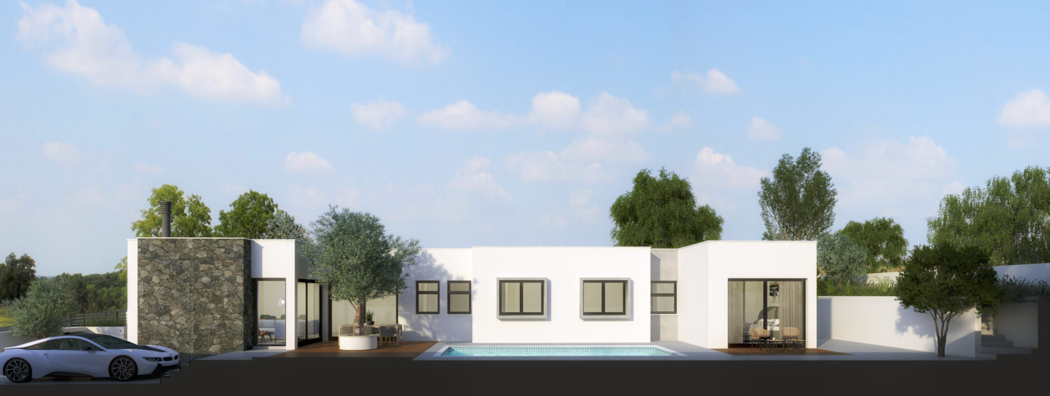 3D Visuals of Private house in Limassol, Germasogeia