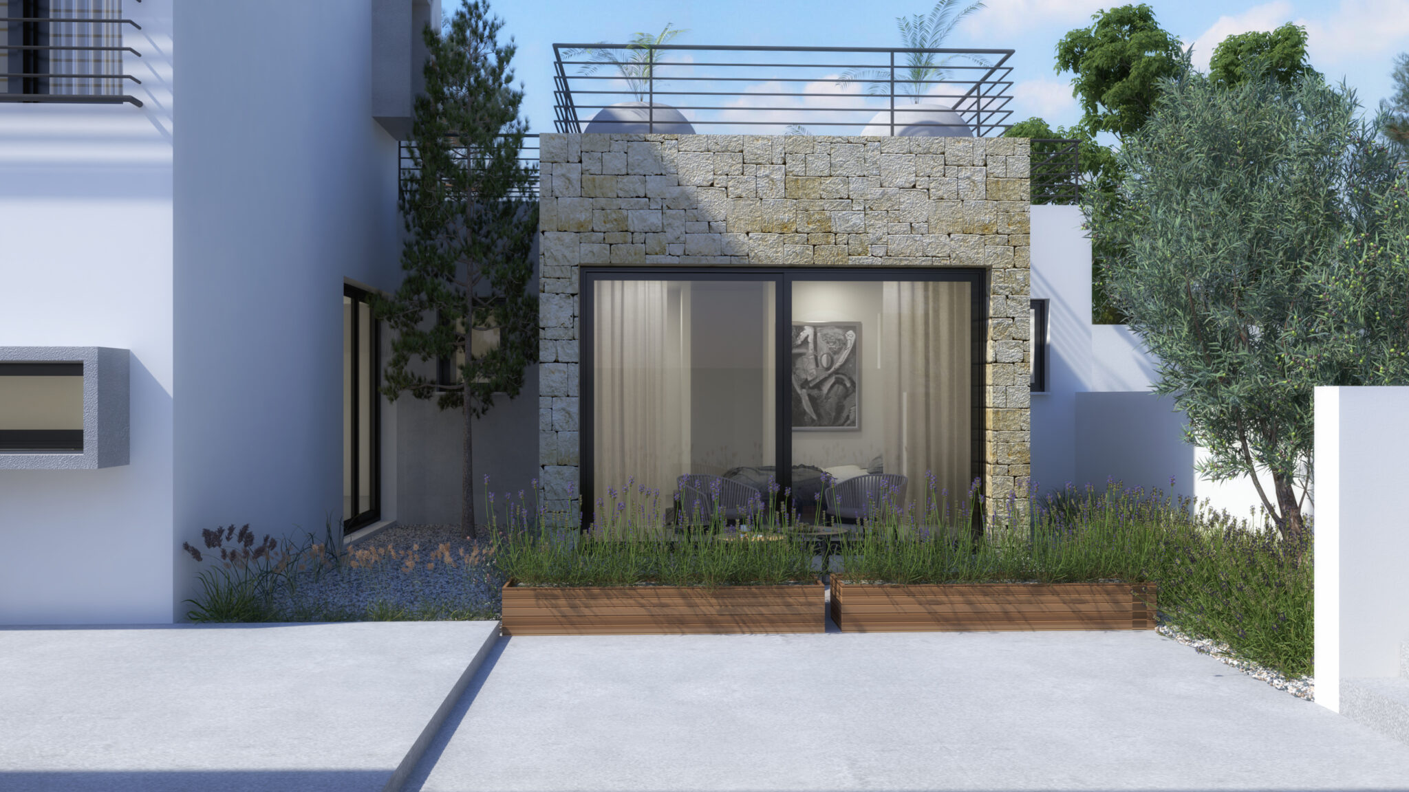 3D Visuals of Private house in Limassol