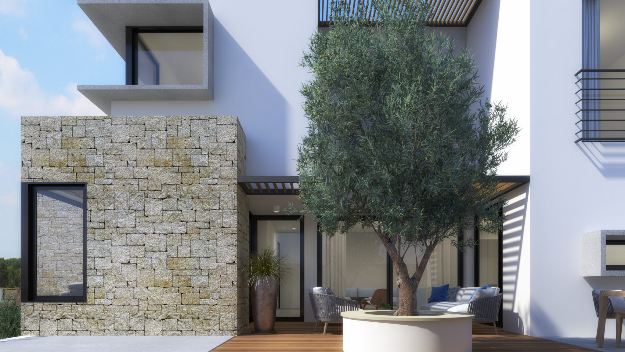 3D Visuals of Private house in Limassol