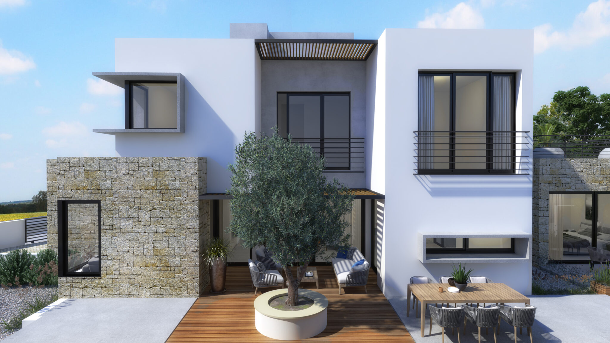 3D Visuals of Private house in Limassol