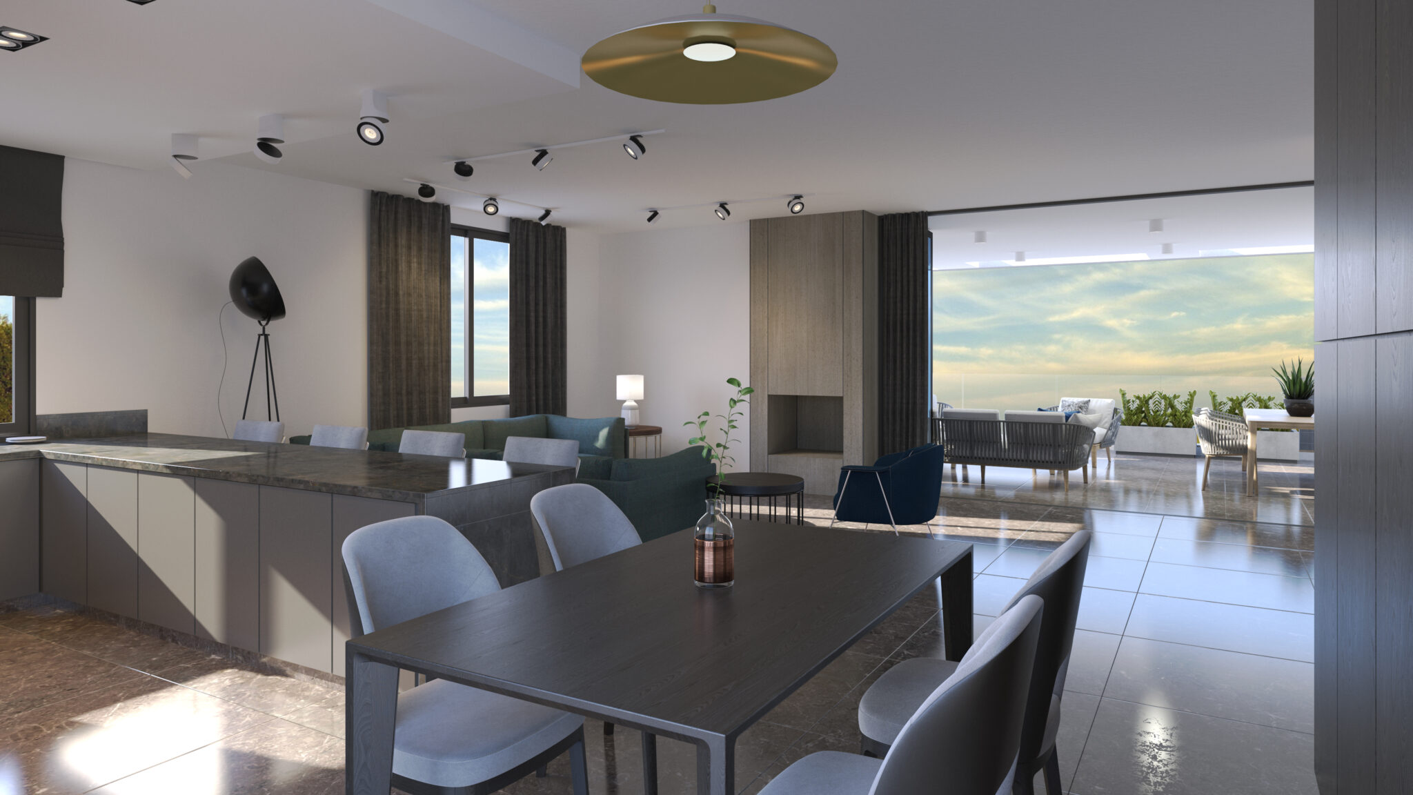 3D Visuals of Apartment in Nicosia