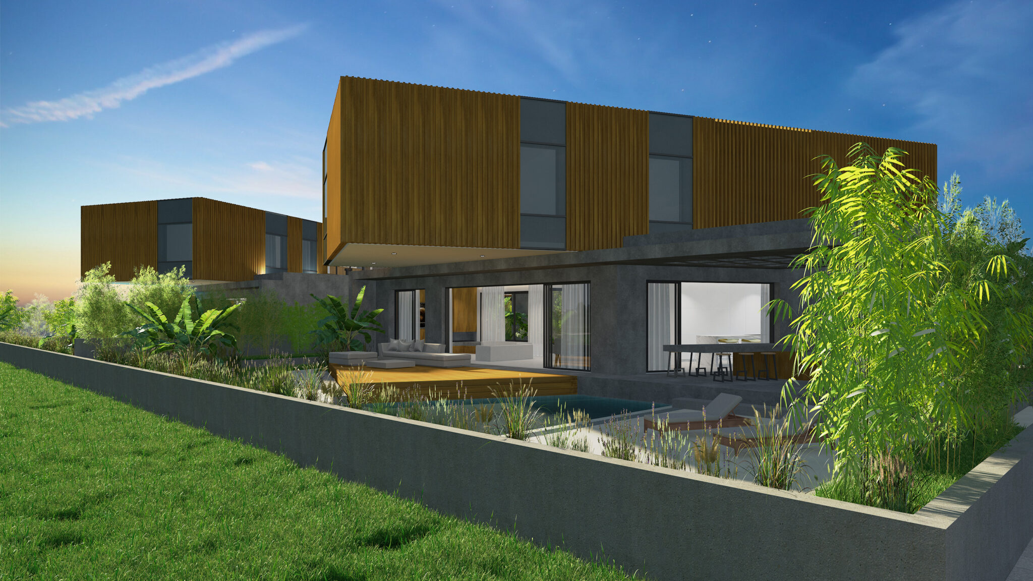 3D Visuals of 2in Houses in Limassol