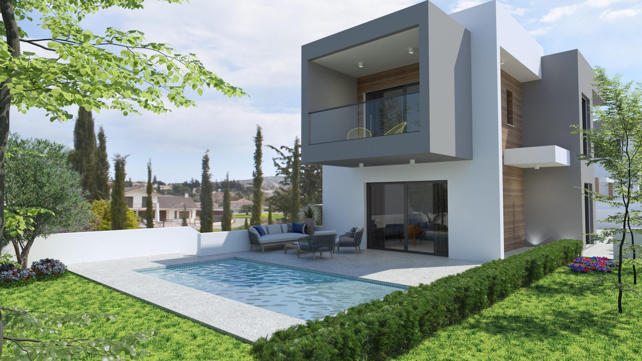 3D Visuals of Houses in Limassol