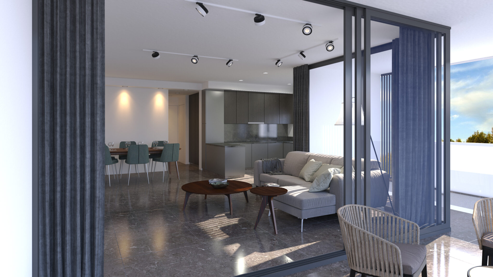 3D Visuals of Apartment in Nicosia