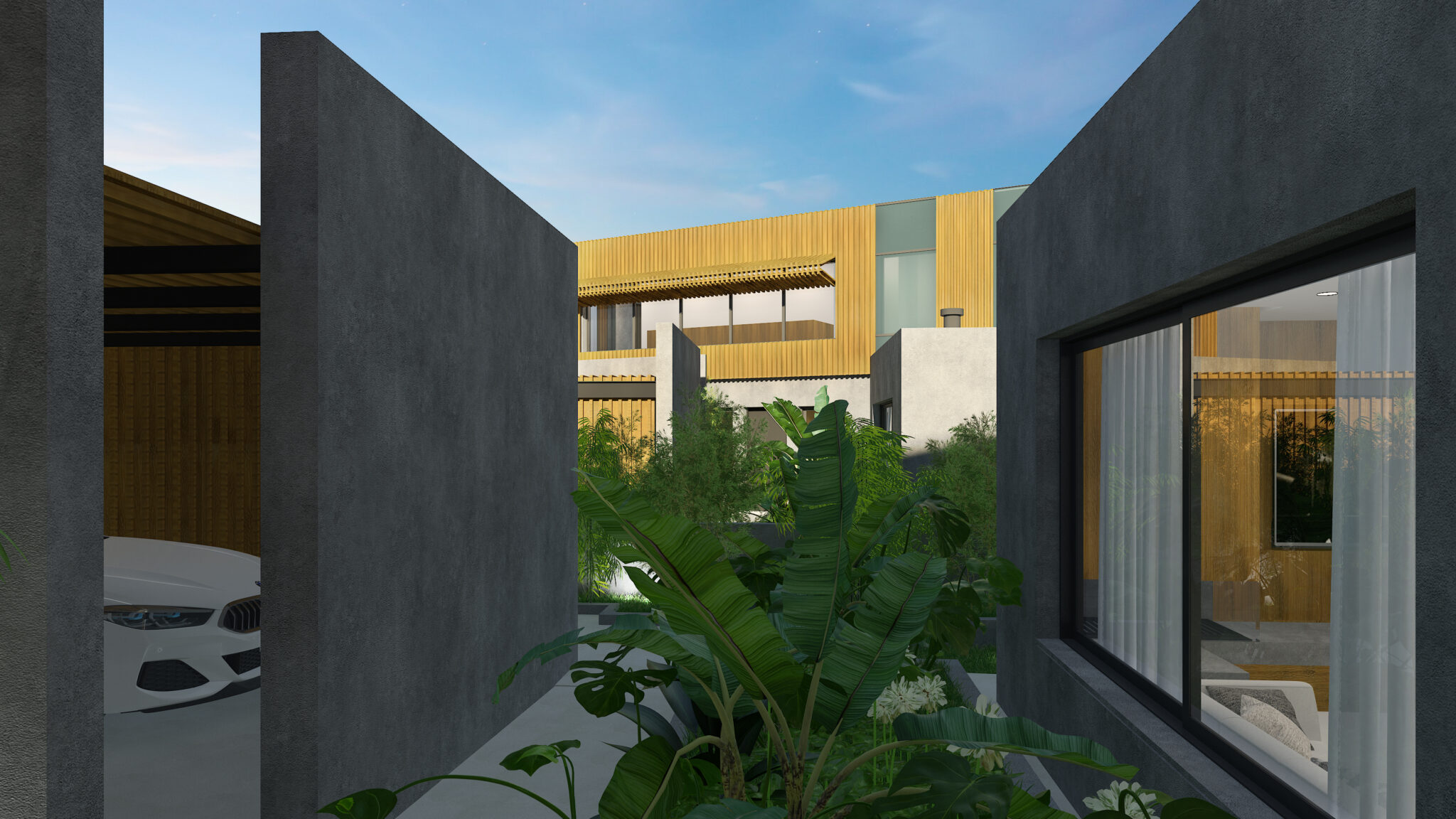 3D Visuals of 2in Houses in Limassol