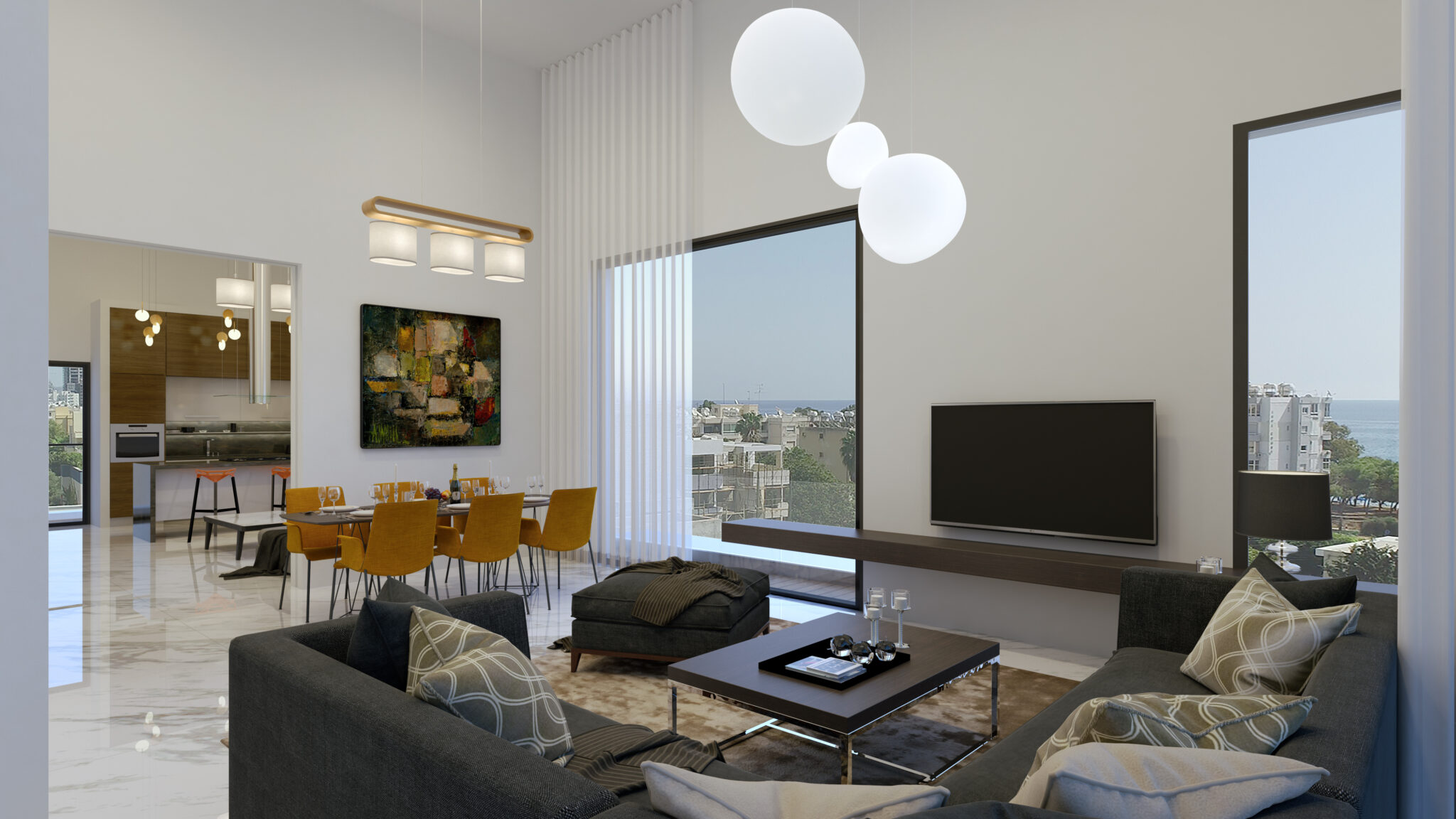 3D Visuals of Apartment in Limassol