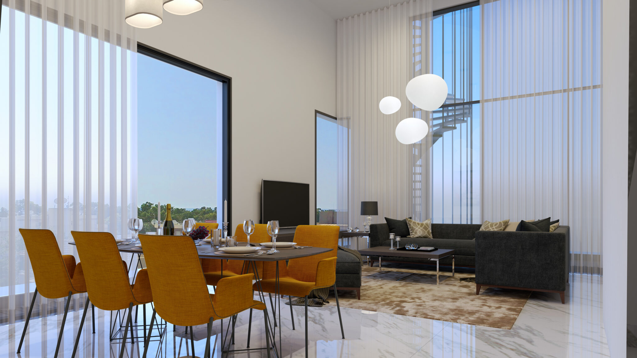 3D Visuals of Apartment in Limassol