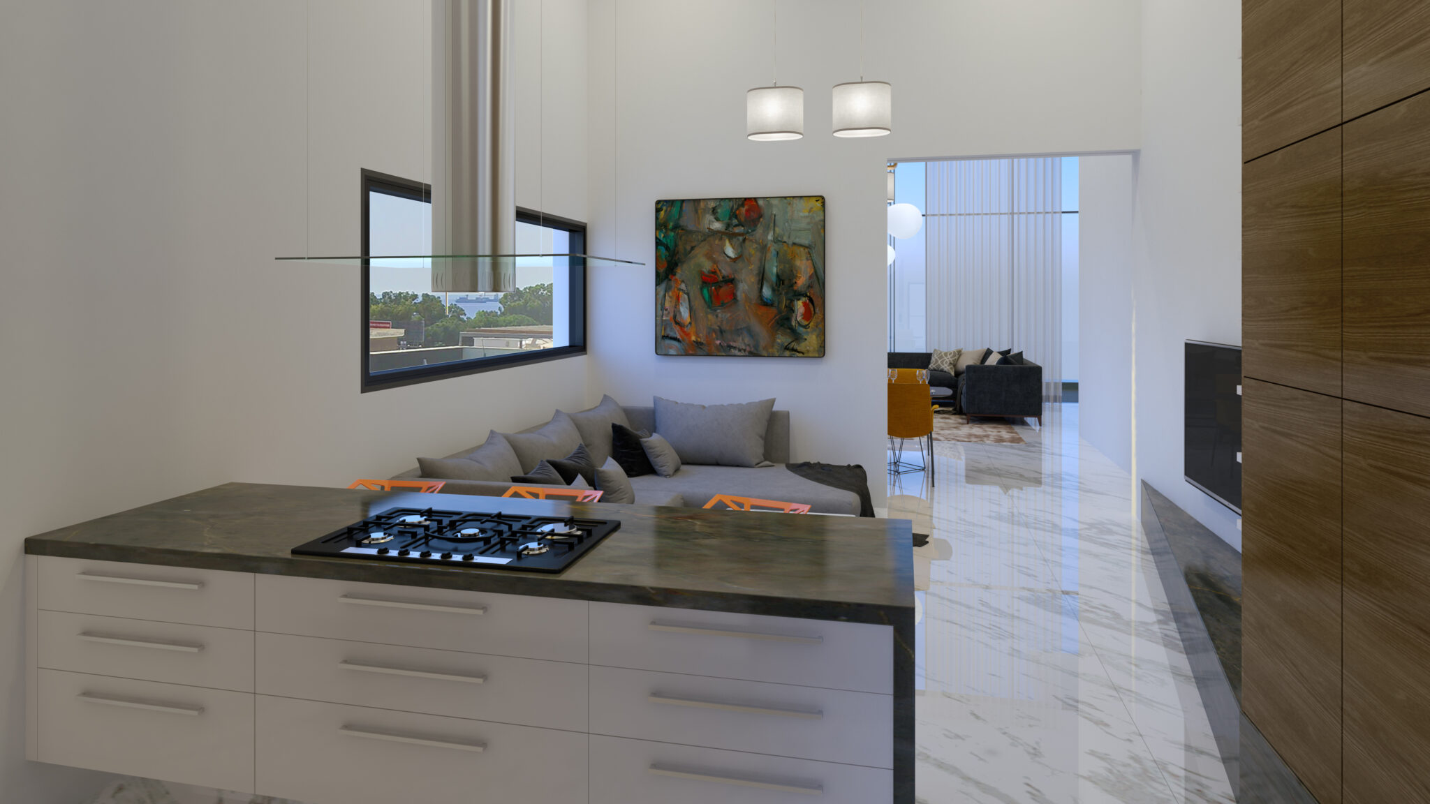 3D Visuals of Apartment in Limassol