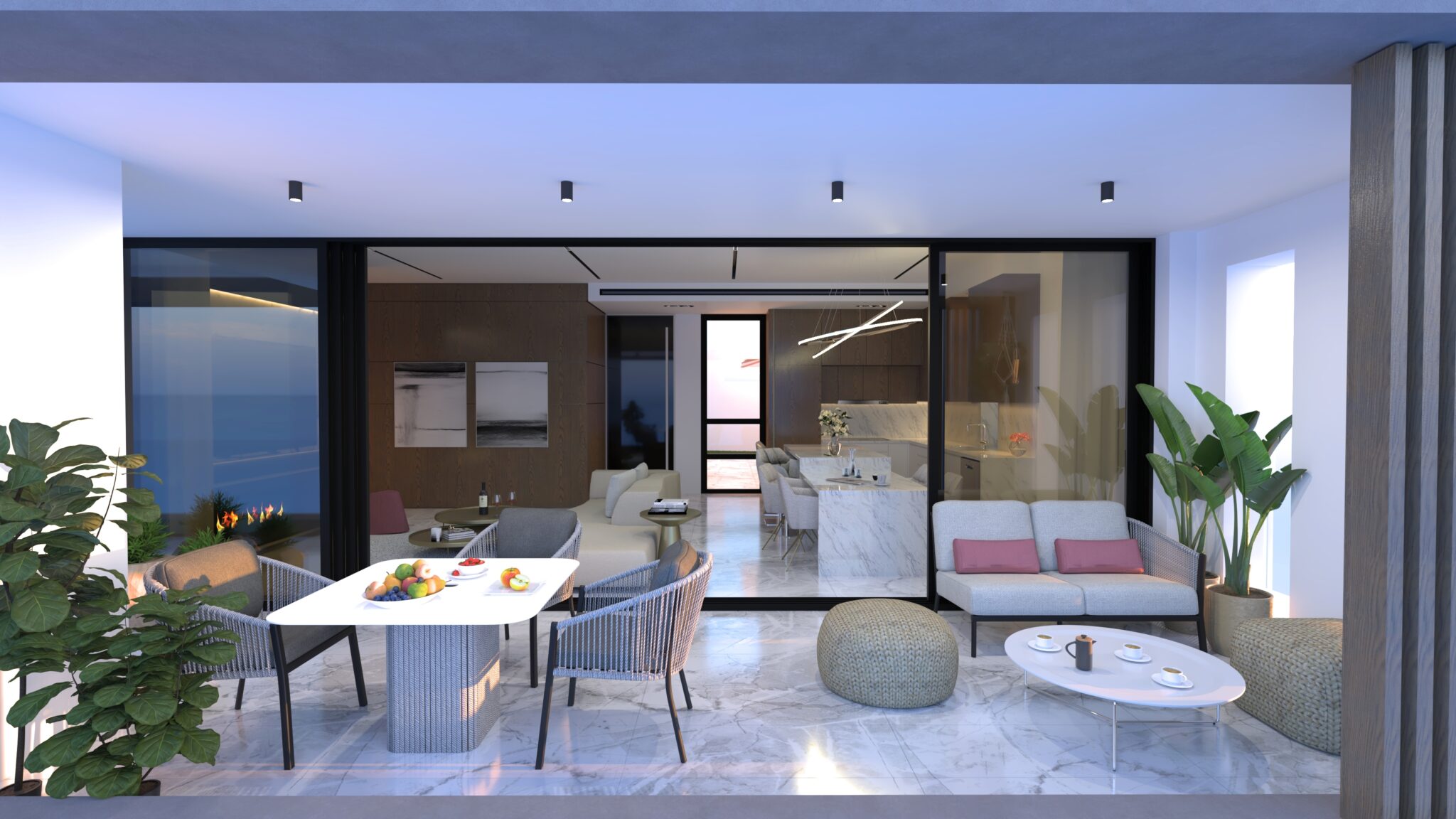 3D Interior Visuals of Apartment in Limassol