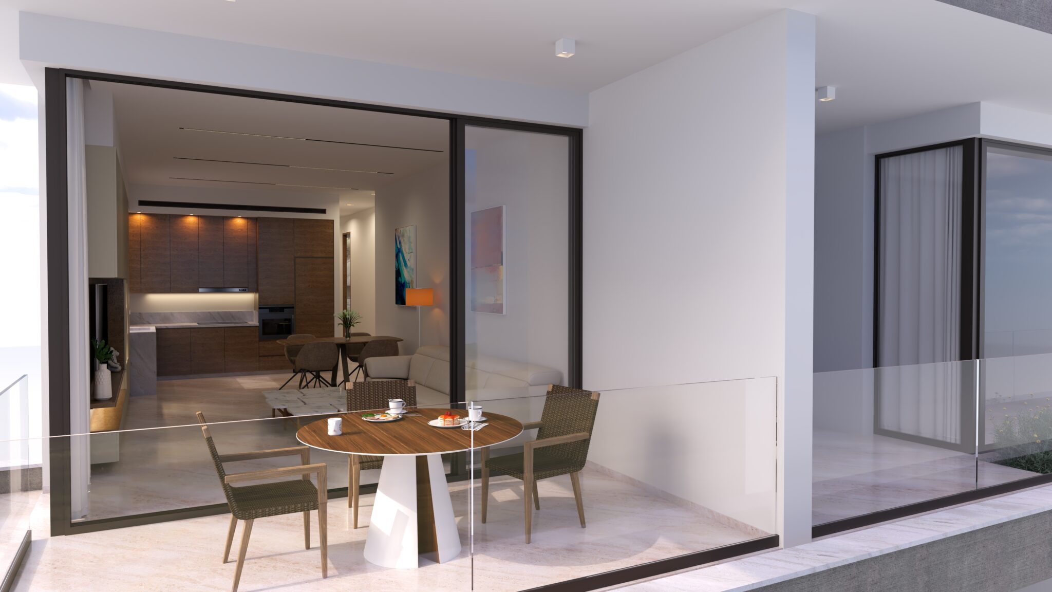 3D Interior Visuals of Apartment in Zakaki, Limassol